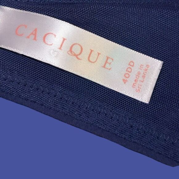 Plus Size Cacique Lightly Lined Full Coverage Bra Size 40DD - Picture 4 of 6